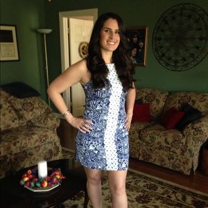 Lilly Pulitzer for Target Navy Shift Dress Size 8